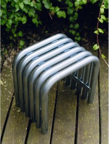 Ezüstszínű fém kerti szék Nokk – noo.ma