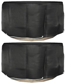 2 db kerek kerti bútorhuzat 10 fűzőlyukkal Ø230 x 90 cm