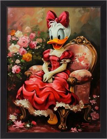Daisy Disney Donald kacsa keretes kép gyerekeknek 30x20 cm
