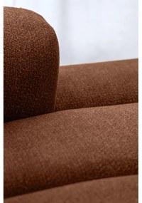 Terrakotta színű sarokkanapé (bal oldali-U alakú) Shell – Miuform