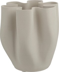 VISION 3D nyomtatott porcelán váza, fehér
