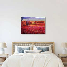 Egy vörös táj képe (70x50 cm)