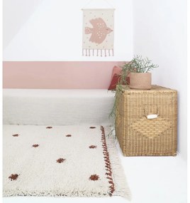 Wooly bézs-piros szőnyeg, 120 x 170 cm - Nattiot