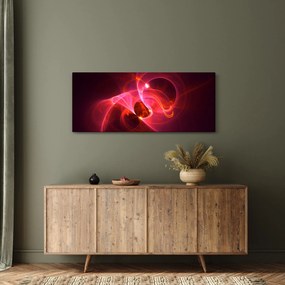 Modern rózsaszín absztrakció képe (120x50 cm)