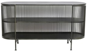 Fekete fém alacsony komód 149x80 cm Yinthe - Light &amp; Living