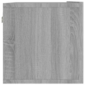 szürke sonoma színű szerelt fa TV-szekrény 120 x 30 x 30 cm