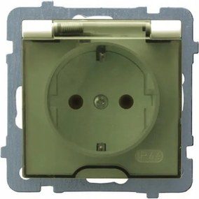 Ospel As ecru fröccsenĆ vĂz elleni aljzat Schuko GPH-1GS/m/27/d