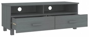 HAMAR sötétszürke tömör fenyőfa TV-szekrény 106 x 40 x 40 cm