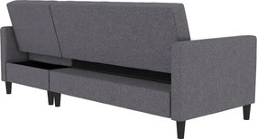 Szürke kinyitható sarokkanapé Celine – Støraa