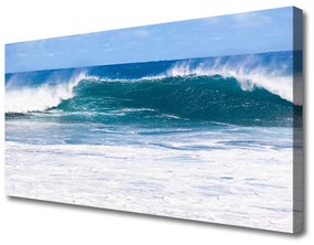Vászonkép nyomtatás Sea Water Ocean Wave 125x50 cm