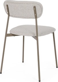 Világosbarna kárpitozott étkezőszék Inka – Yes Everyday