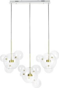 KING HOME MSE1501100541 CAPRI LINE Glamour FĂŒggesztett LĂĄmpa Arany LED IP20