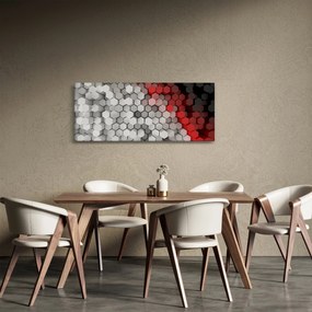 Kép - 3D hatszögek (120x50 cm)