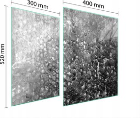 Üveg Tűzhelyvédő Főzőlap 70x52 Csepp Edzett Üveg