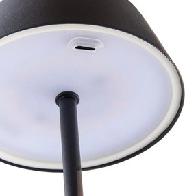 LIGHT UP LED mini asztali lámpa ,fekete