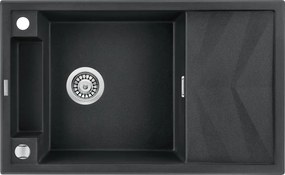 Magnetic gránit mosogató_metál grafit_1 medence+csepegtető