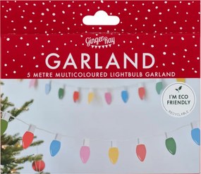 Karácsonyi girland FESTIVE LIGHTS 5 m, színes