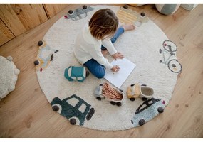 Textil játéktároló kosár szett 2 db-os 24x14x8 cm Truck – Lorena Canals