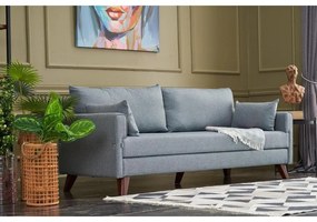 3 személyes kanapé Bella Soft Üçlü Koltuk - Kék