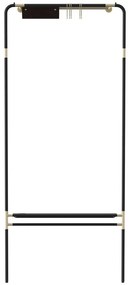 Fekete fém előszoba bútor Lean On Me – UMAGE