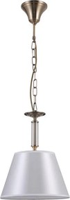 Italux glamour modern függeszték solana antik bronz fehér itxpnd-28366-1