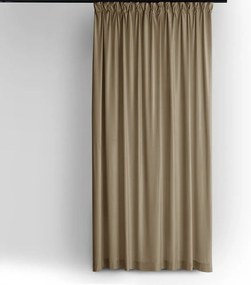 Bézs bársony dimout (részleges sötétítő) függöny 200x175 cm Velto – Filumi