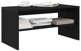fekete tölgy színű szerelt fa TV-szekrény 80 x 40 x 40 cm