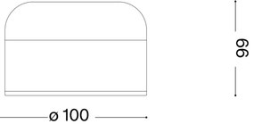 Ideal Lux - MIGNON LED/5W/5V érintős asztali lámpa, 10 cm, CRI 90, fehér
