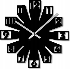 Falióra 60 cm Fa Falióra Nagy Fekete Modern Órák