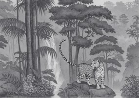 Stílusos Dekoratív fotótapéta Flizelin Trópusi dzsungel 208x146