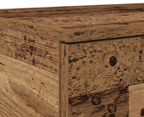 Ágytárolók Régi Fa 120x36,5x16,5 cm Műanyag Fából