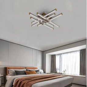 LED Dimmelhető felületre szerelhető csillár LED/90W/230V 3000-6500K + távirányítás