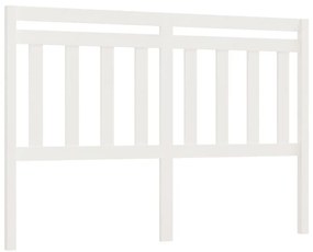 fehér tömör fenyőfa ágy fejtámla 166 x 4 x 100 cm