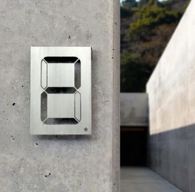 Szekcionált Házszám 190X110X1