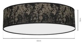 Mennyezeti lámpa SATINO 3xE27/60W/230V arany