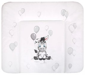 Pelenkázó lap puha New Baby Zebra fehér 85x70