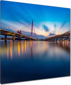 Vászonkép 80x80 Kilátás a hídra