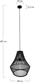 Dijk BAMBOO 55703-074 Függőlámpa 1x40W/E27 IP20