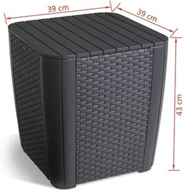 Luzon műanyag kerti asztal