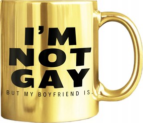 Bögre Arany Ajándék Fiúnak Ajándék Meleg Fiú Nap Meleg 330 ML