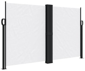 fehér behúzható oldalsó napellenző 140 x 1000 cm
