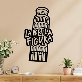Bella fém fali dekoráció, 32×60 cm
