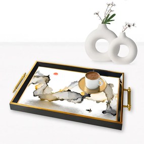 Üveg tálca, 38×24 cm – TPA9876