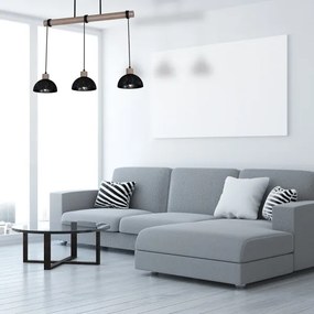 Csillár zsinóron ERIK 3xE27/60W/230V barna/fekete