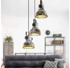 Eglo 49647 - Csillár zsinóron BARNSTAPLE 3xE27/40W/230V