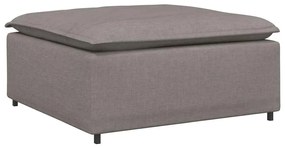 tópszínű moduláris kanapé lábzsámoly modul 100x100x48 cm