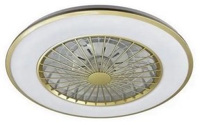 LED Mennyezeti lámpa ventilátorral OPAL LED/48W/230V + távirányítás