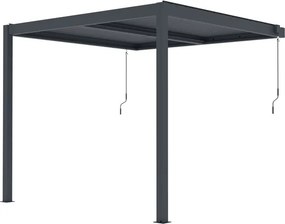 G21 Trenton 3x3 m bioklimatikus pergola, antracit alumínium