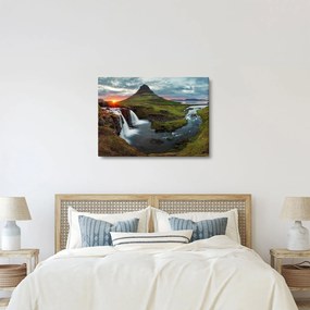 Kép - Kirkjufell naplementében (70x50 cm)
