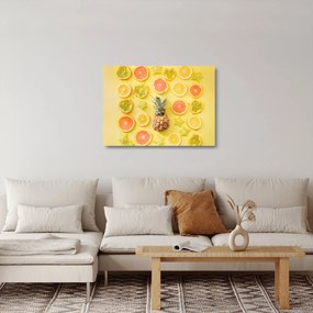 Gyümölcs képe (üvegen) (70x50 cm)
